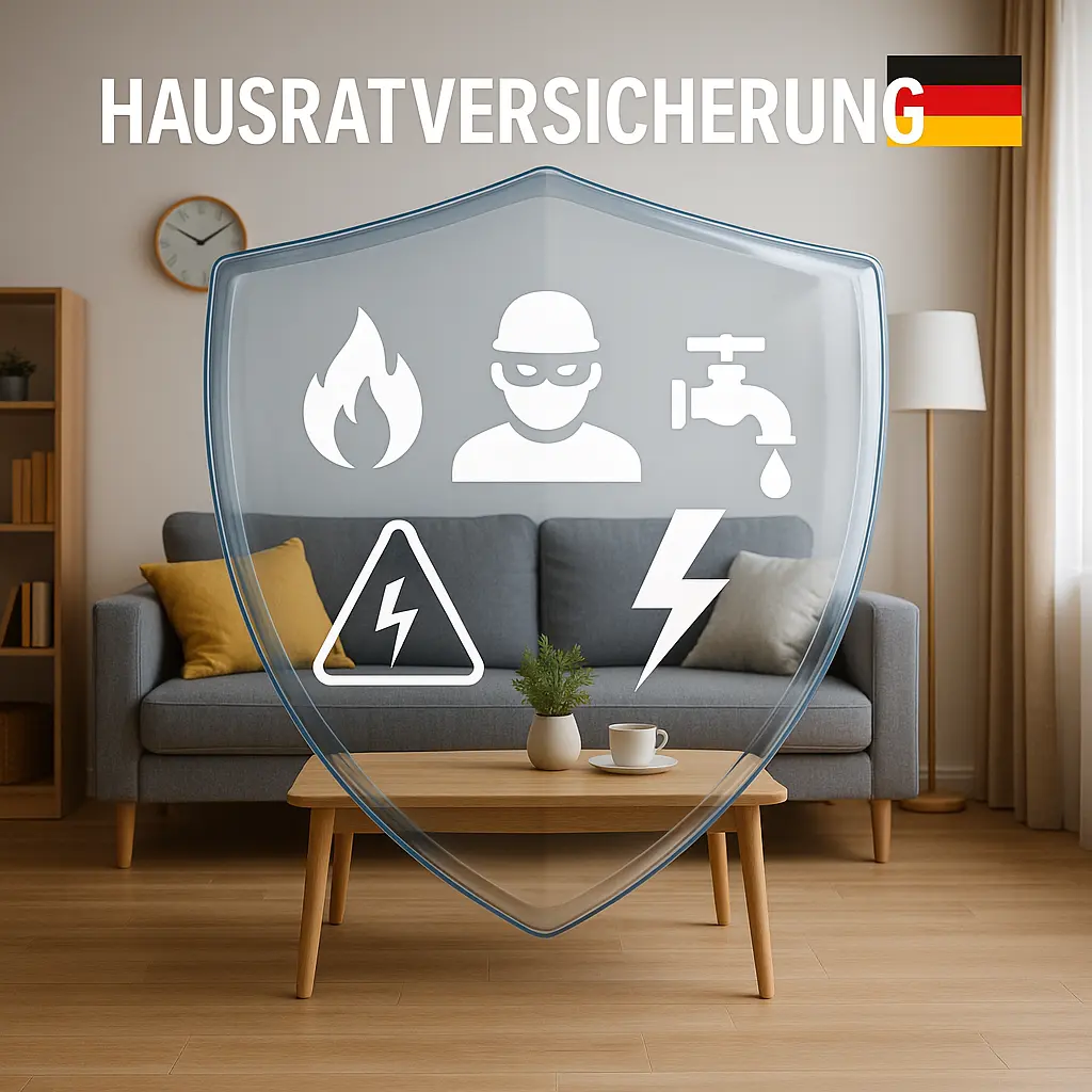 Hausratversicherung تأمين البيوت والسرقة والاضرار في المانيا